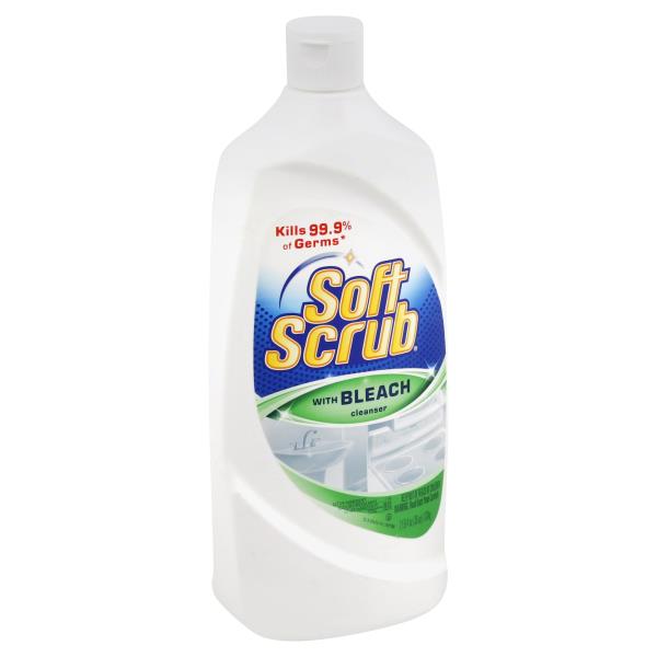 Soft Scrub Multi Purpose Disinfectant Cleanser with Bleach, 24 oz